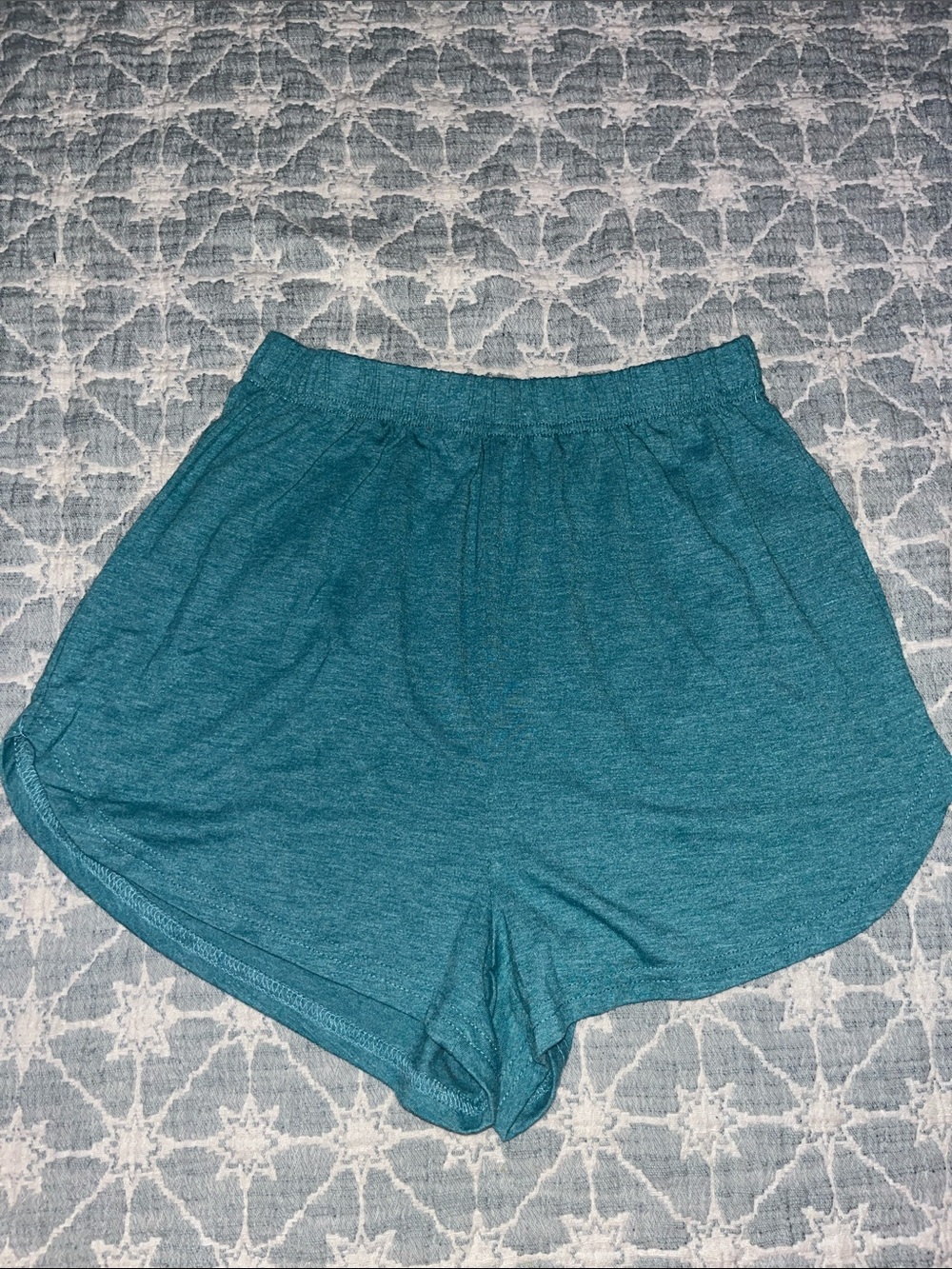 SHEIN Teal Athletic Lounge Shorts